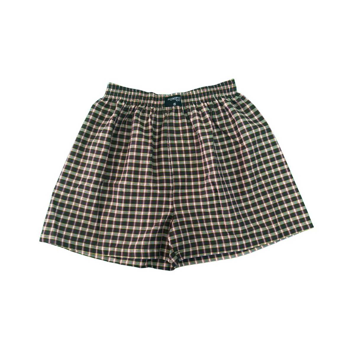 FOROFO 100 - Pack X12 Bóxer de tela para hombre Forofo100 a cuadros - Variados