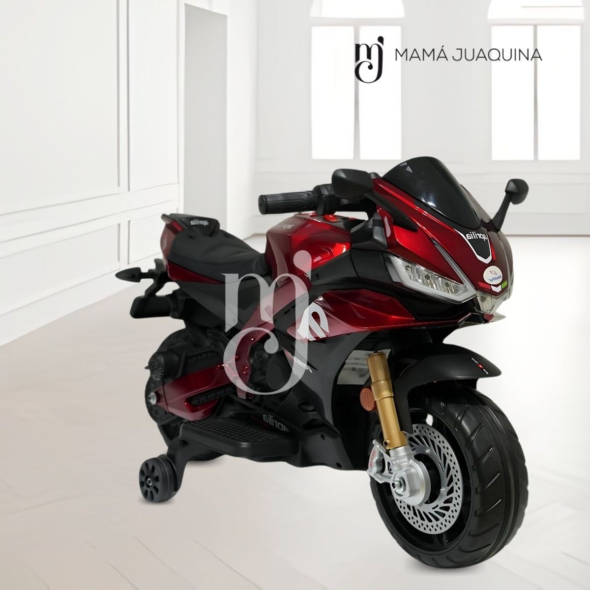 APRIL - Moto a Batería para Niños «YAMAHA» Licenced Red