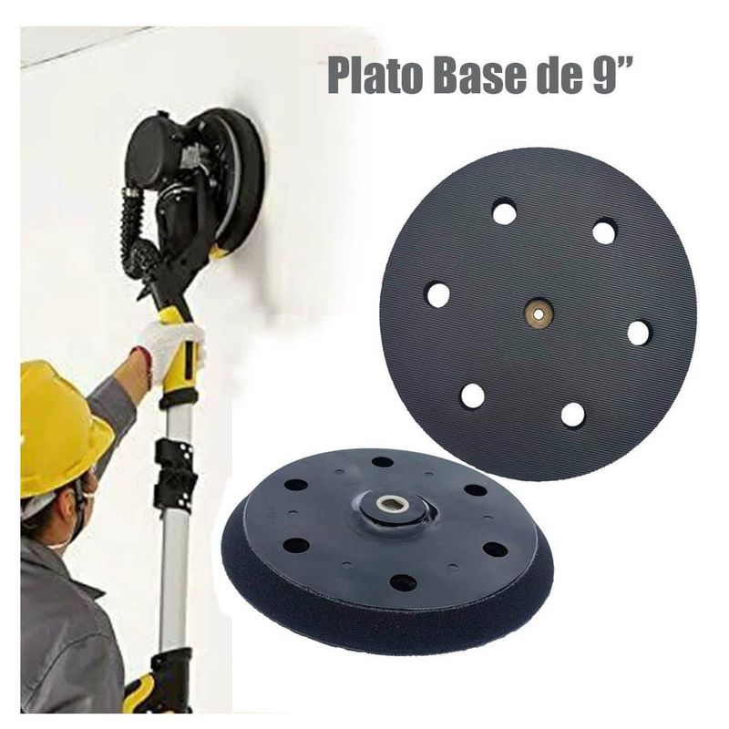 GENERICO - BASE DE LIJADORA PLATO DE REPUESTO 6 HOYOS