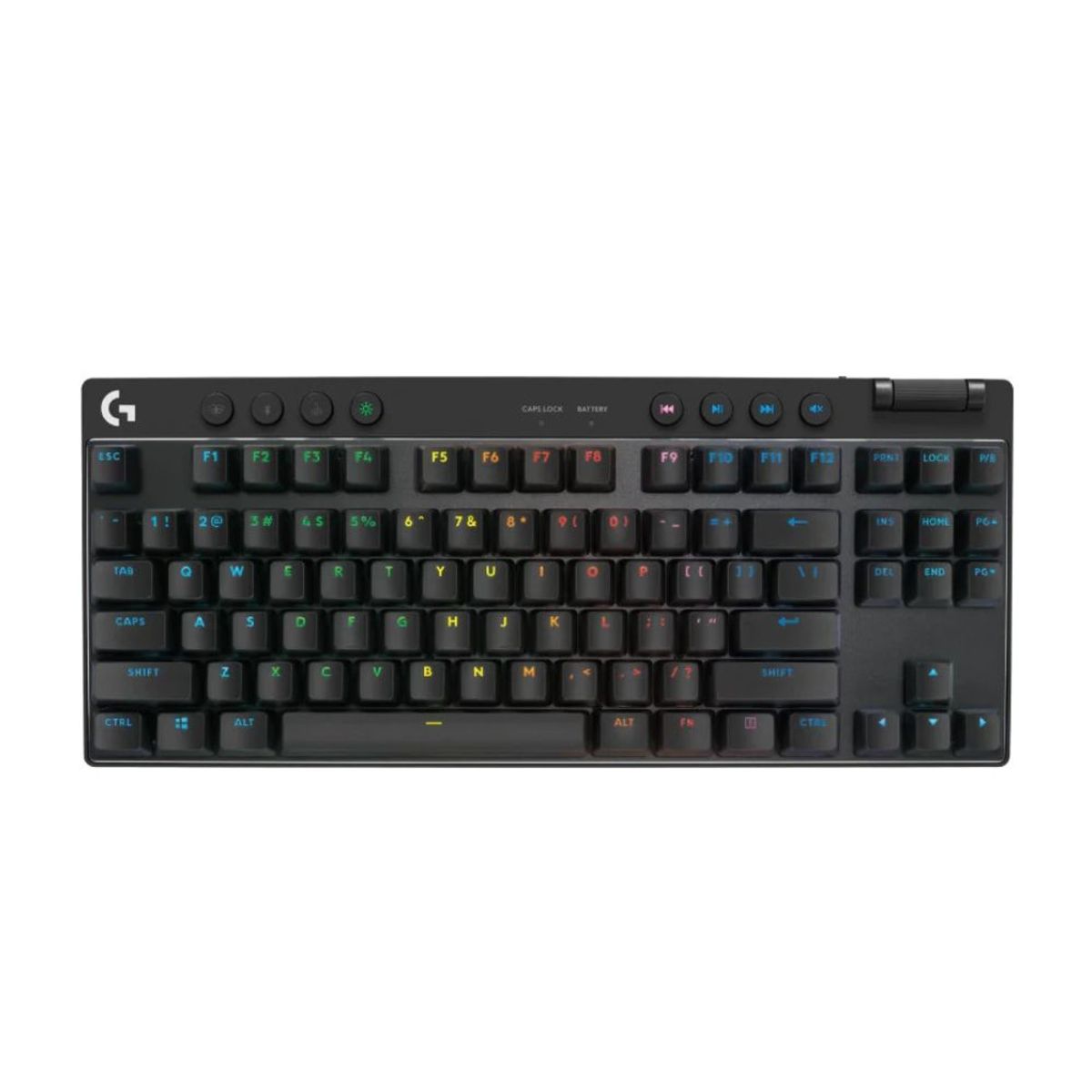 LOGITECH - Logitech G - Teclado Pro X TKL Lightspeed Switch Brown - Negro