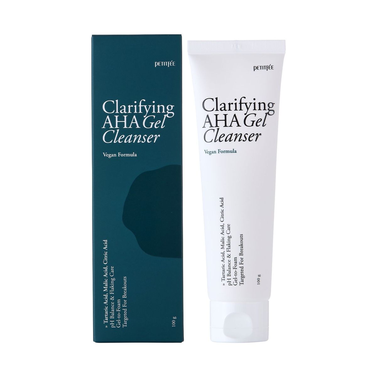 PETITFEE - PETITFEE CLARIFYING AHA GEL CLEANSER_123