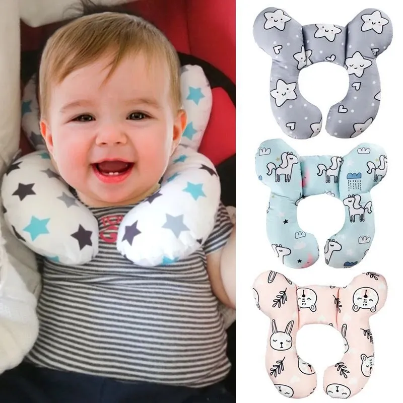 KAST PE - Almohada cuello coche asiento Bebé - Modelo Estrellitas