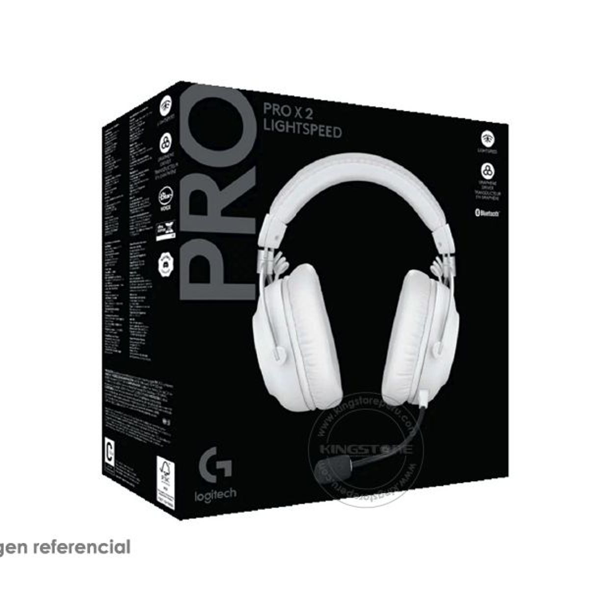 LOGITECH - Audifono Logitech Pro x 2 Lightspeed Blanco