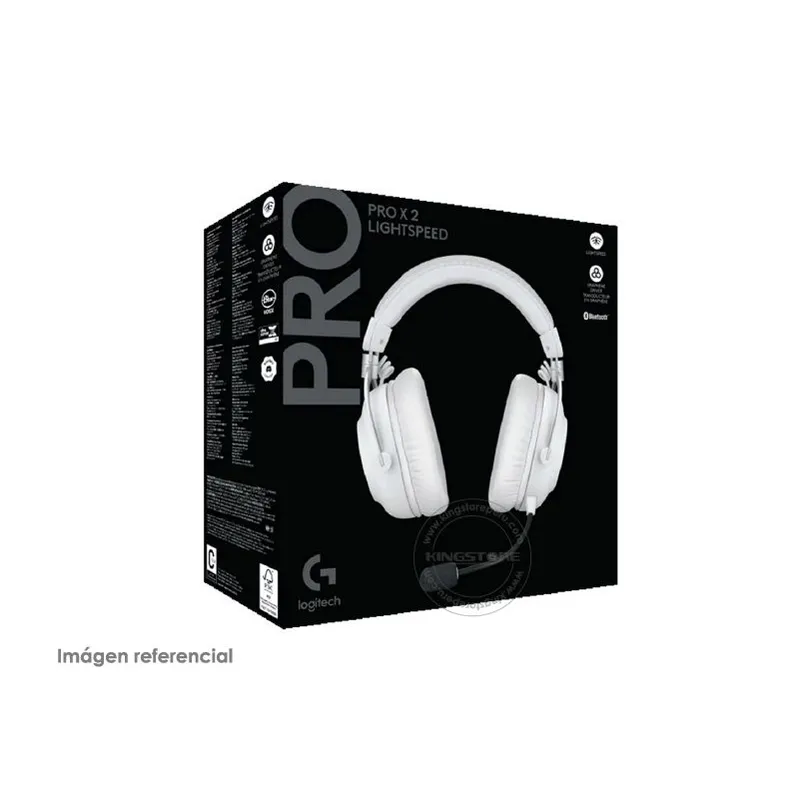 LOGITECH - Audifono Logitech Pro x 2 Lightspeed Blanco