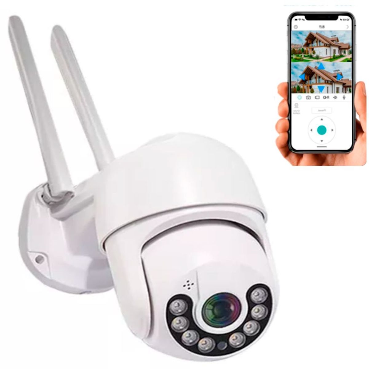 GENERICO - Cámara de Seguridad WiFi  Lente 1080P Para Bebe Vigilancia A8-PRO-2K