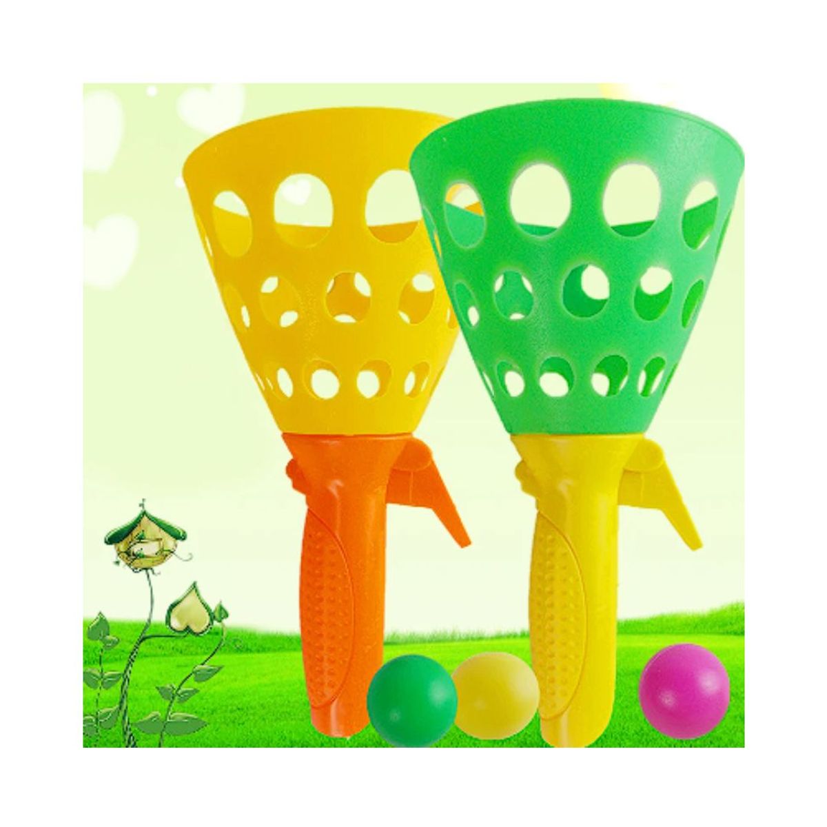 KAST PE - Juego atrapa la pelota al Aire Libre juguete niños - Cono 2 und