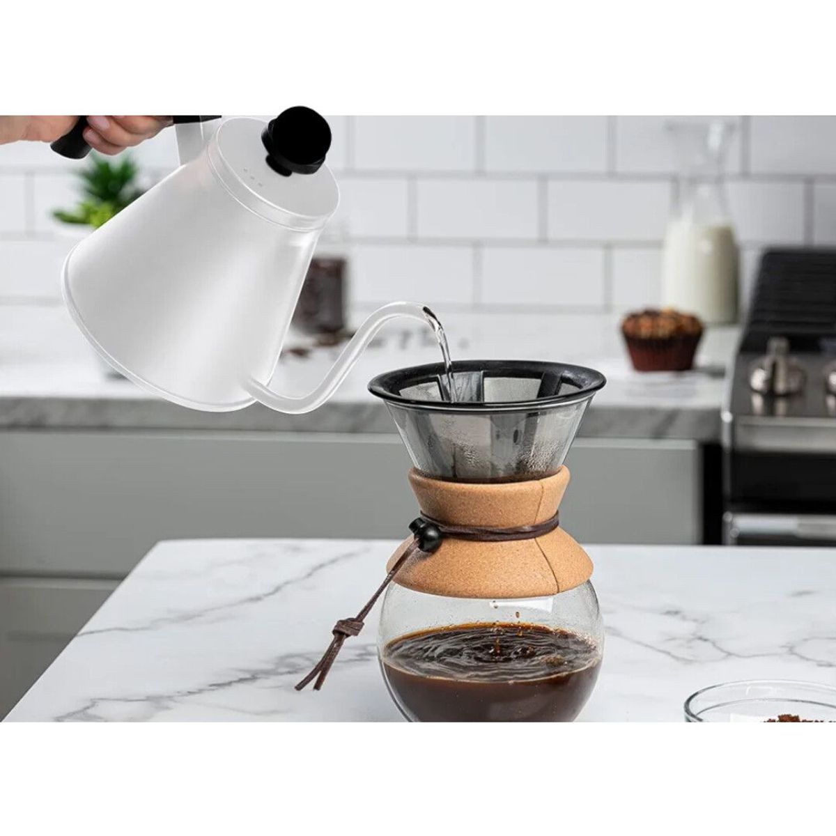 GENERICO - Tetera cuello cisne de 1200 ml