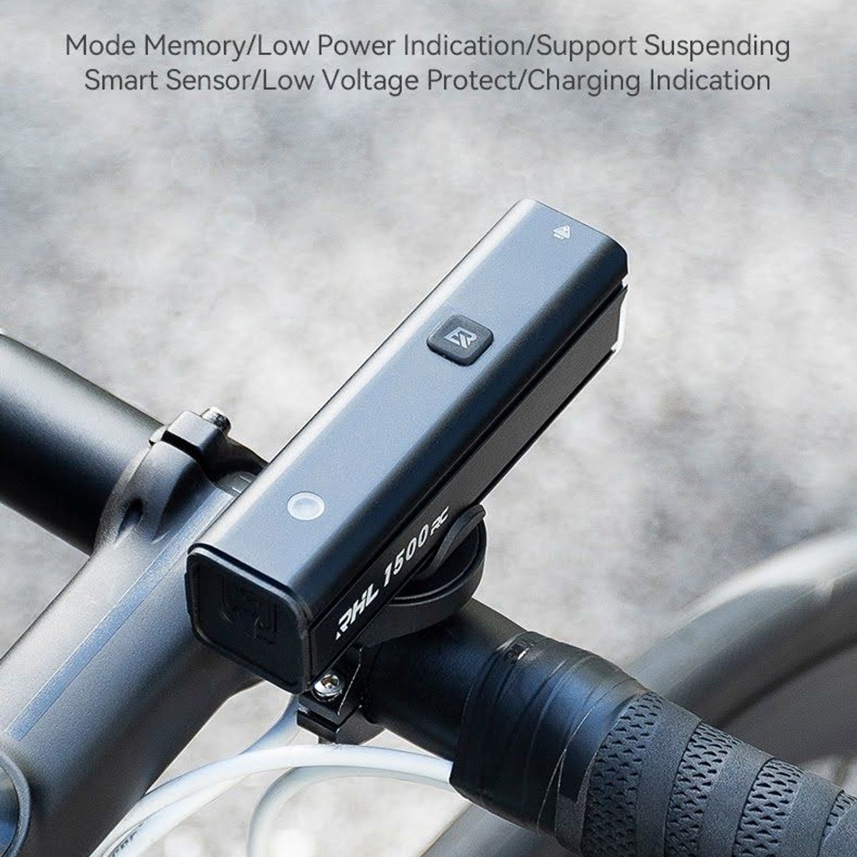 ROCKBROS - Luz delantera para bicicleta 1500 lm ROCKBROS  RHL-1500