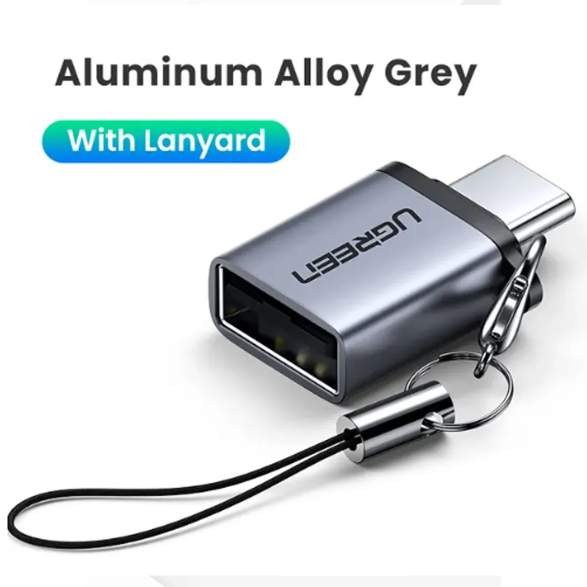 UGREEN - MINI ADAPTADOR OTG USB C TIPO C MACHO A USB 3.0 HEMBRA UGREEN 5GBPS