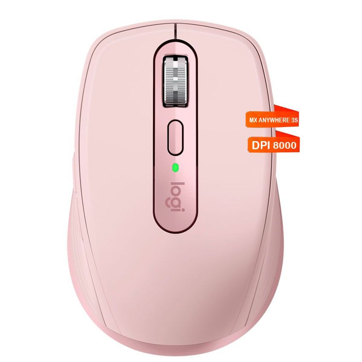 LOGITECH - Mouse Logitech MX Anywhere 3s Bluetooth bateria 70 dias - rosa