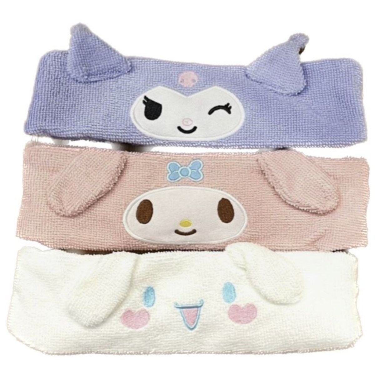 SANRIO - VINCHA PARA MAQUILLAJE Y TRATAMIENTO FACIAL SANRIO JAPON ORIGINAL LILA