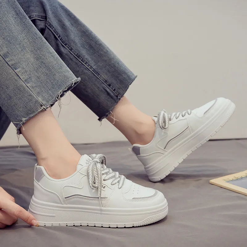 Zapatillas Urbanas Zapatillas De Plataforma Alta Para Mujer 