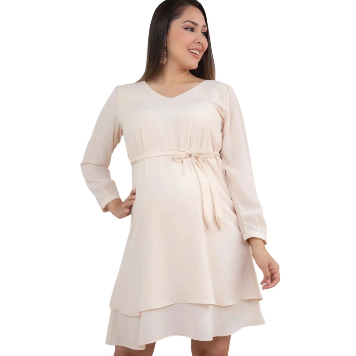 GENERICO - Vestido Maternal en Gasa Mama A La Mode