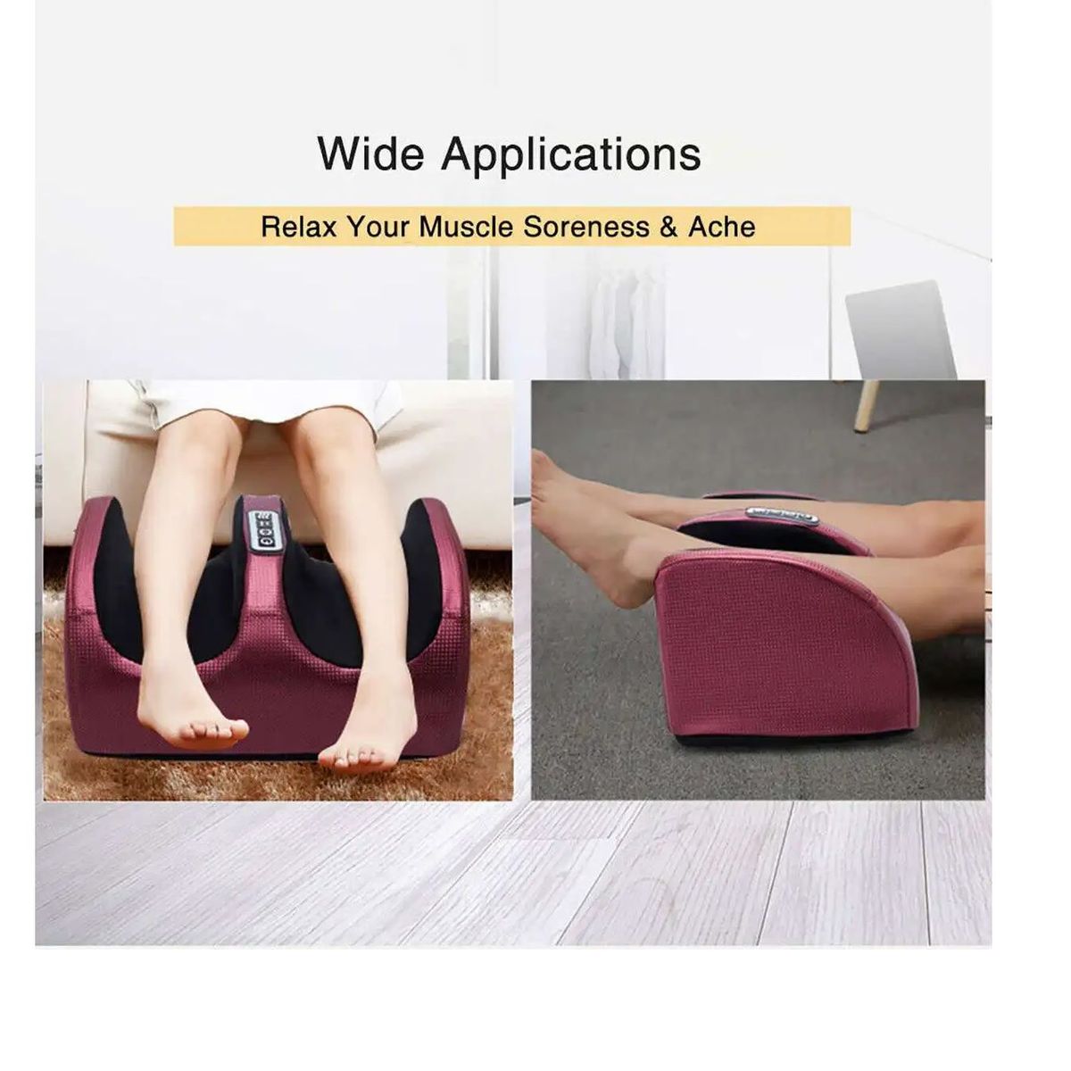 GENERICO - Masajeador de Pies Electrico Shiatsu Portatil