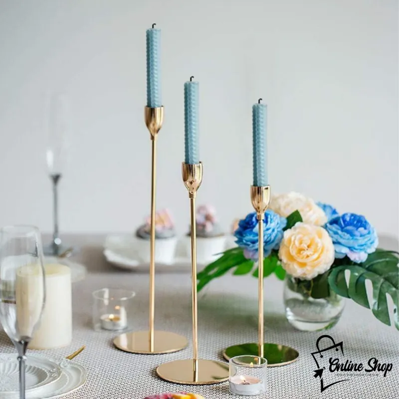 GENERICO - Set x3 Candelabro minimalista