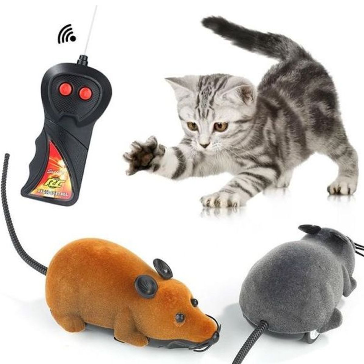 GENERICO - Ratón de  juguete con control remoto