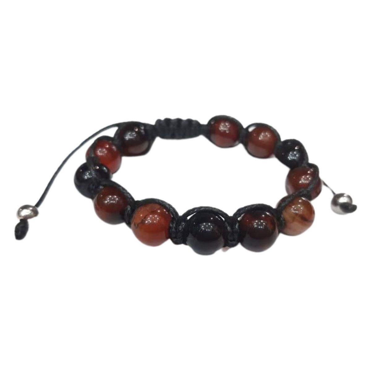 GENERICO - Pulsera Energy piedra natural Ojo de tigre unisex artesanal