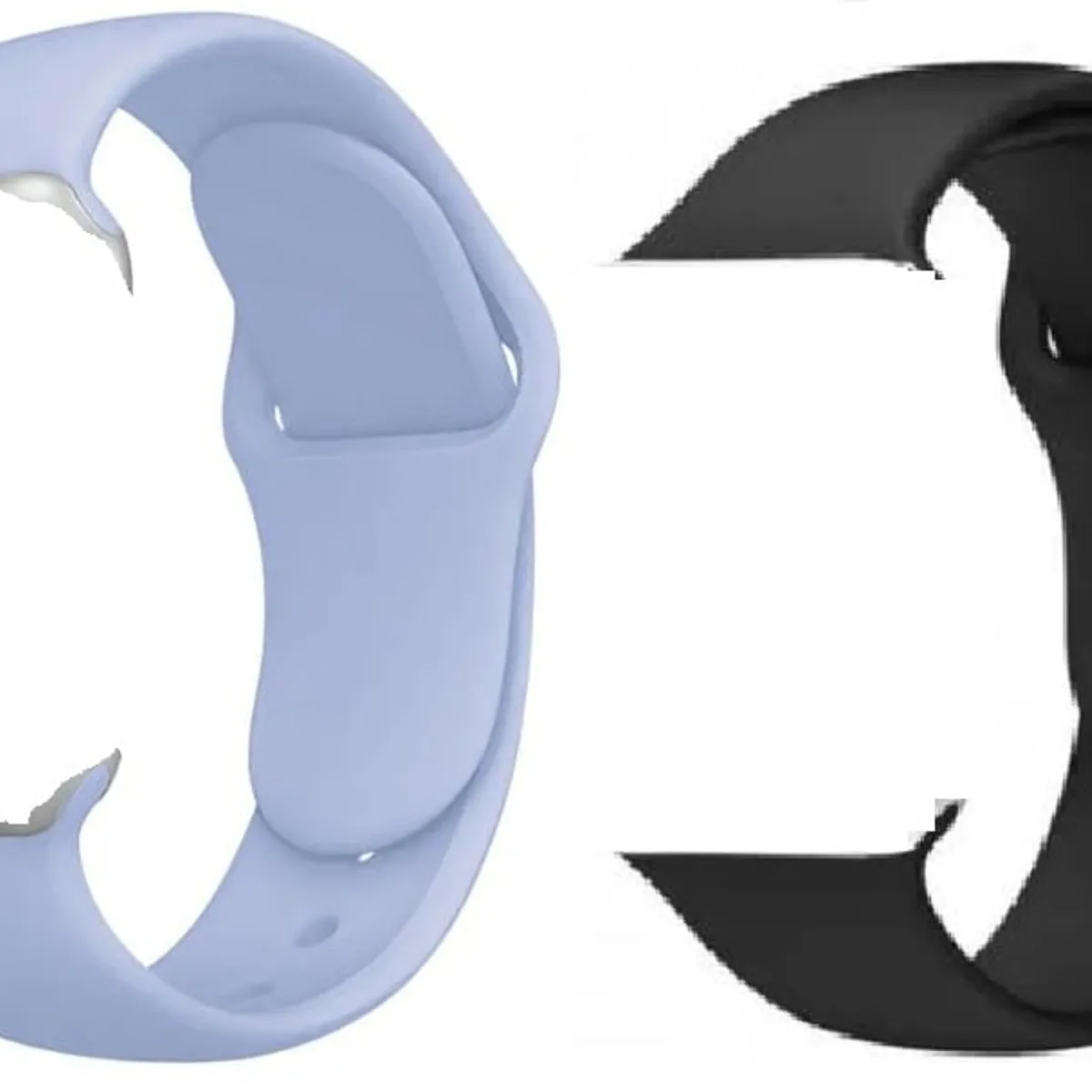 GENERICO - Correa Silicona para Apple Watch 42-44mm x 2 UNIDADES