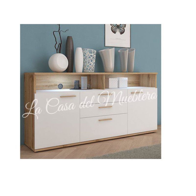 GENERICO - APARADOR CREDENZA ANIE - LA CASA DEL MUEBLERO - DUNA CON BLANCO