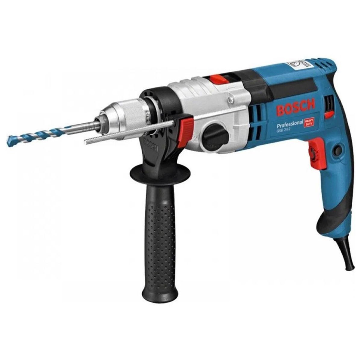 BOSCH - Taladro Percutor 1/2" 1100W 3000 rpm Bosch GSB 24-2