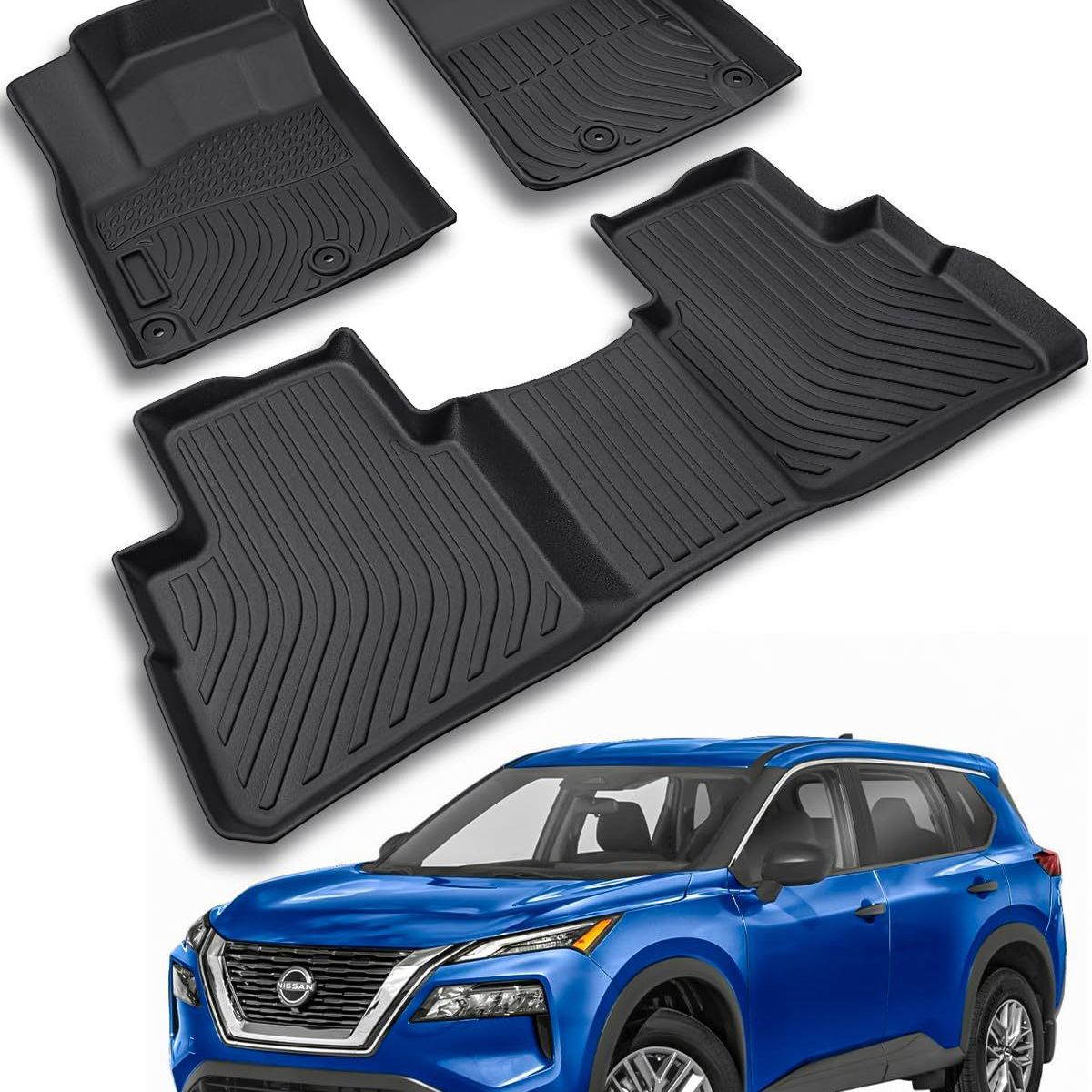 GENERICO - PISOS BANDEJA 3D NISSAN X-TRAIL  2021 2022 2023 2024