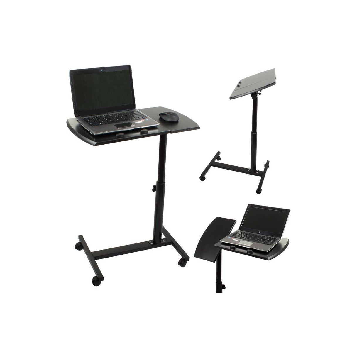OEM - Mesa Movil con Rueda para Laptop Plegable Ajustable Graduable