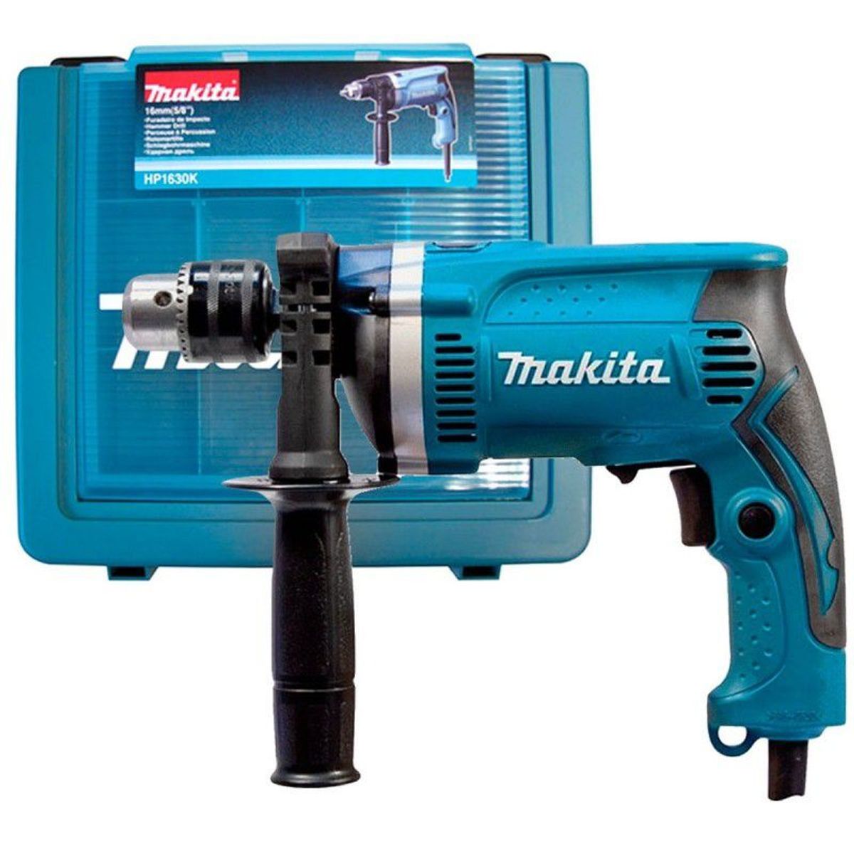 MAKITA - Taladro Percutor 1/2" 710W 3200 Rpm 16mm Makita HP1630K