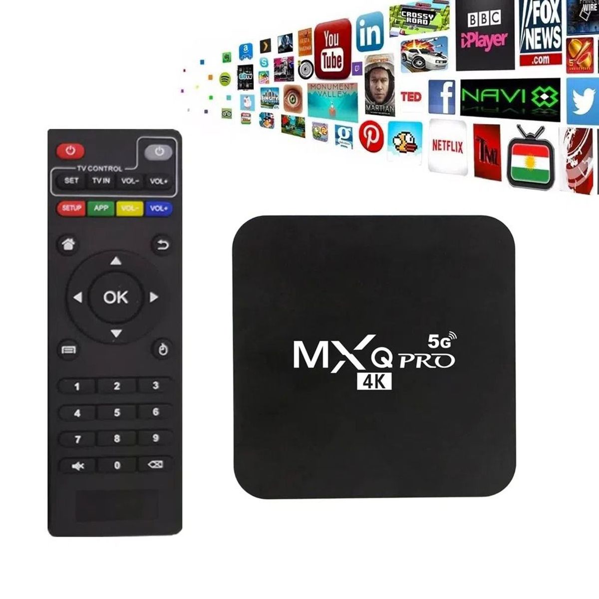 OEM - Smart TV BOX EL CLASICO MXQ PRO 5G 4K Android 5G Amplio WIFI QUAD CORE