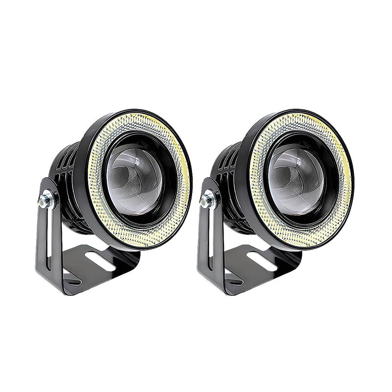 GENERICO - Neblinero Ojo de Ángel 89mm Blanco 3000LM Kontrol