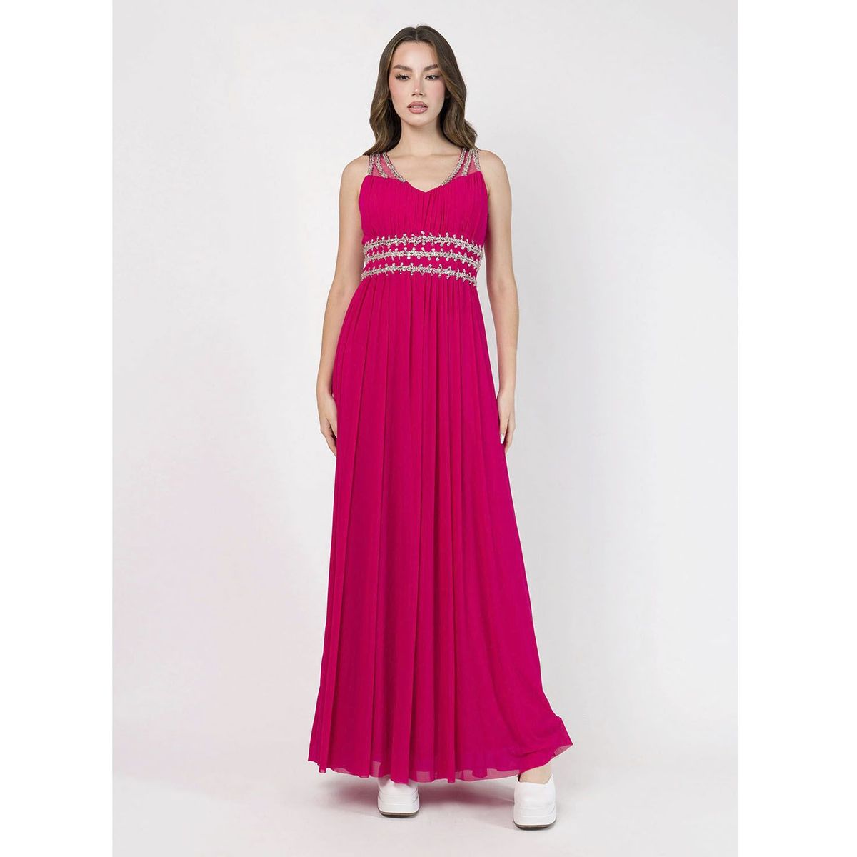 DOLCATTA - Vestido Briggitte  Fucsia Color