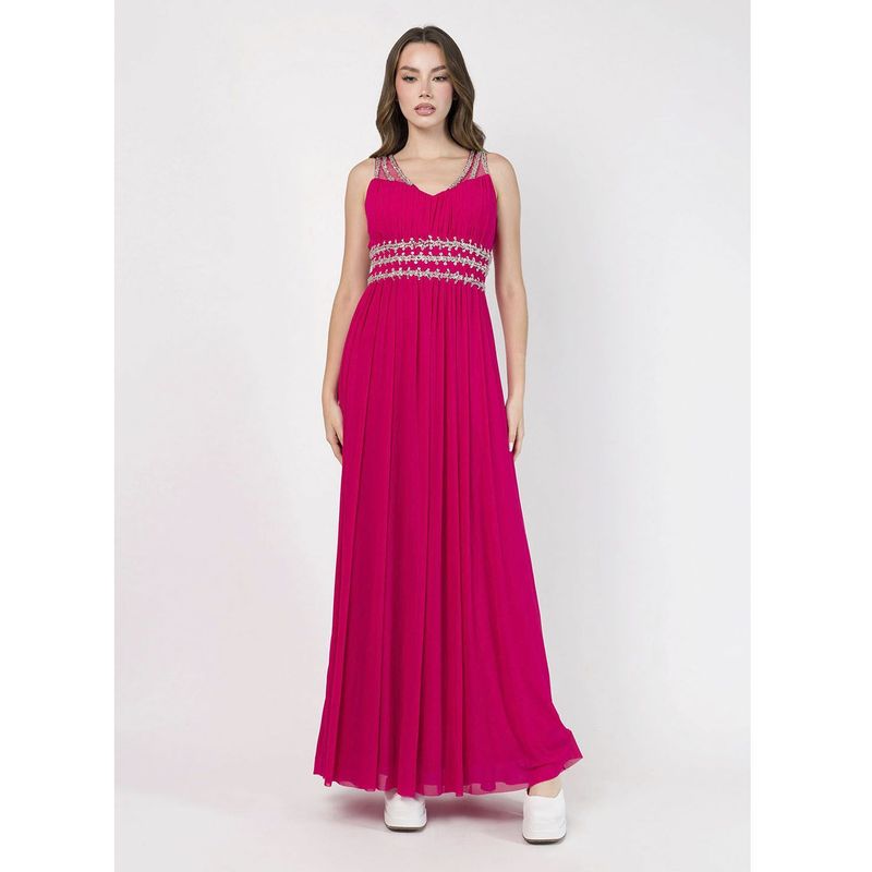 DOLCATTA - Vestido Briggitte  Fucsia Color