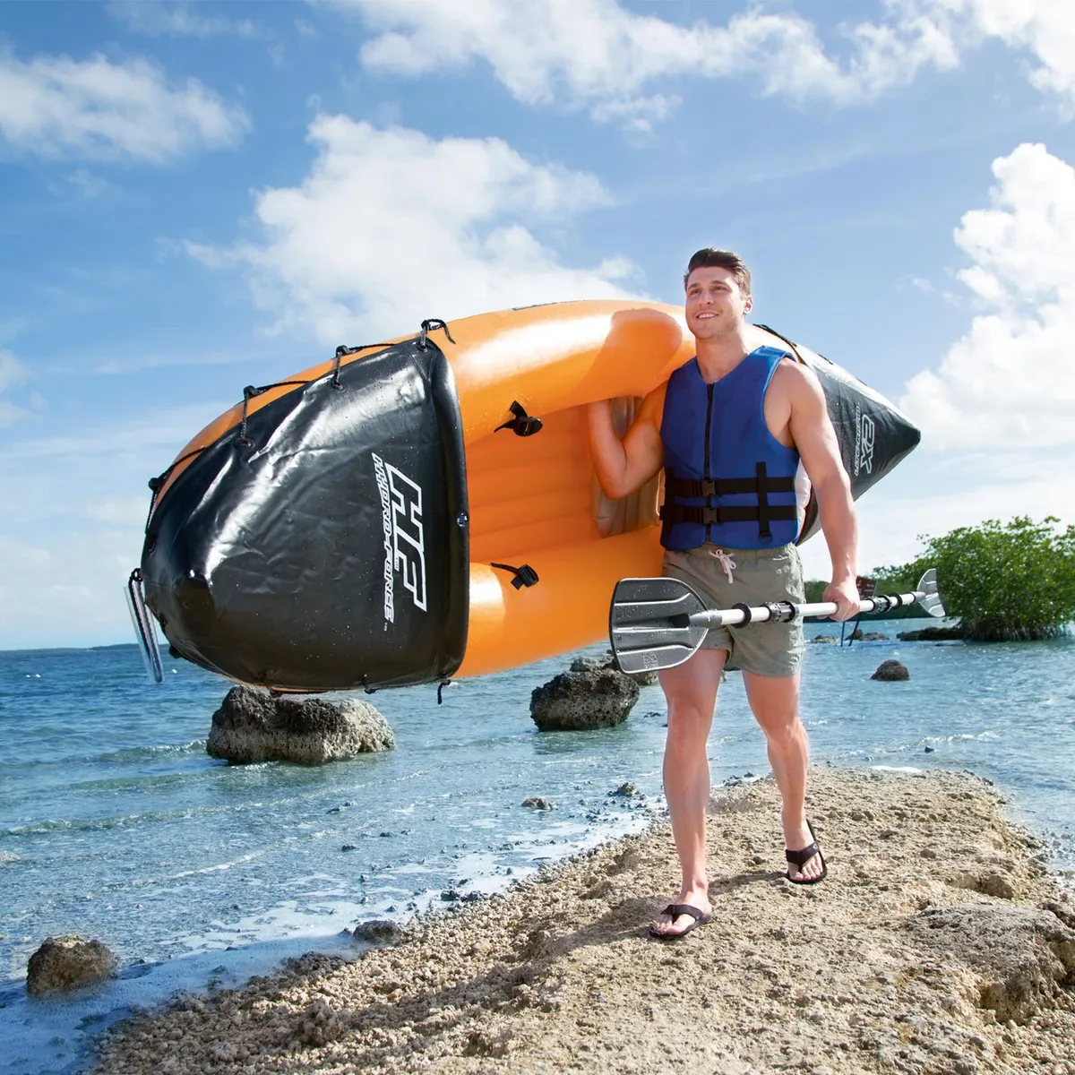 BESTWAY - Kayak inflable LiteRapid - Bestway