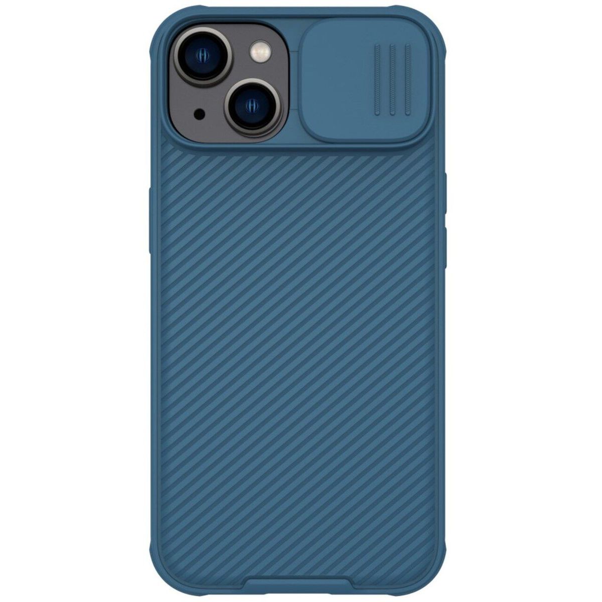 NILLKIN - Funda  Nillkin CamShield iPhone 15  con Cubierta para Cámara - Azul