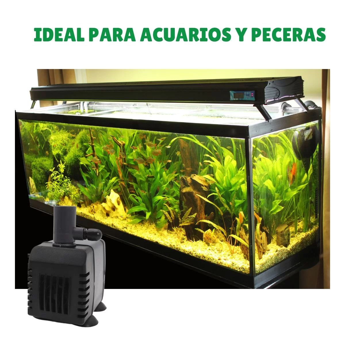 GENERICO - BOMBA SUMERGIBLE SOBO WP7000 PECERA  HIDROPONÍA CASCADA