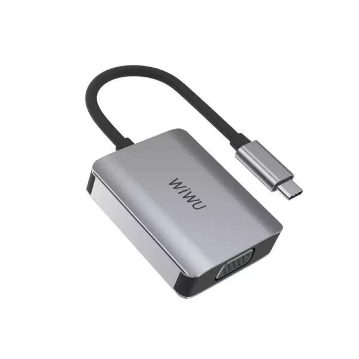 WIWU - Adaptador wiwu tipo usb-c 2 en 1 (A20VH)