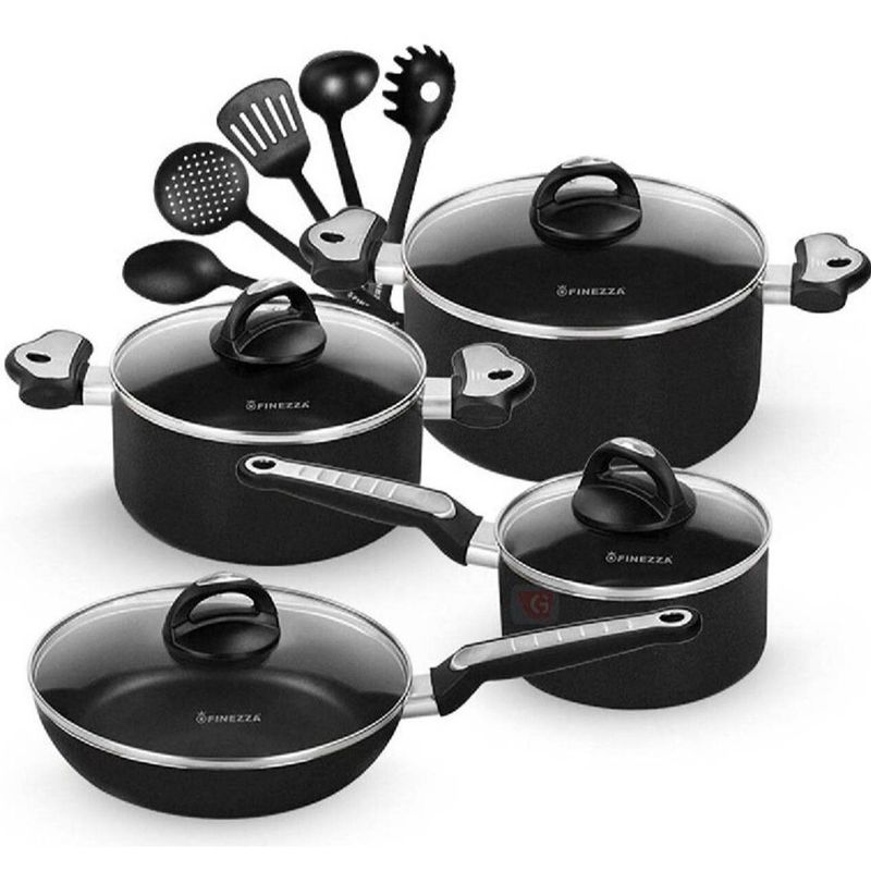 FINEZZA - Set De Ollas Antiadherentes Fiinezza FZ-1612T 13 Piezas