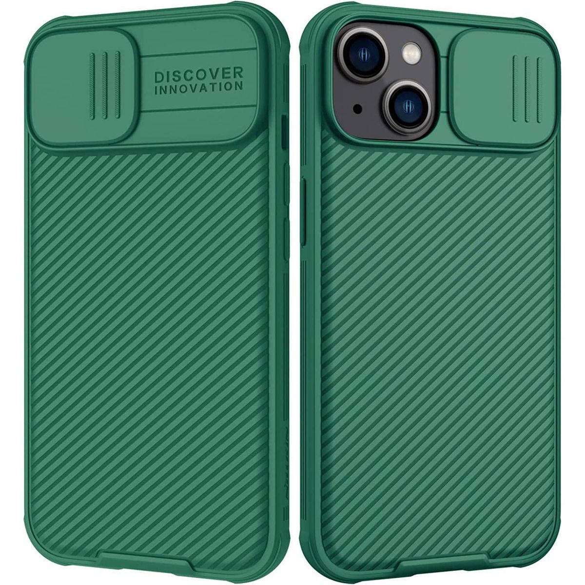 NILLKIN - Funda Nillkin CamShield Pro para iPhone 15 Cubierta Cámara - Verde