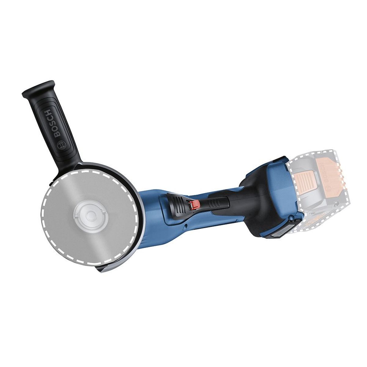 BOSCH - Amoladora 5" 11000 RPM Baretool Brushless GWS 18V-15 P