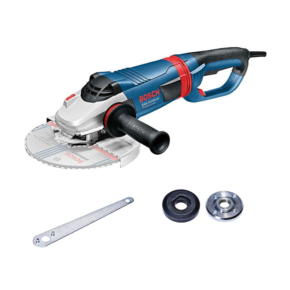 BOSCH - Esmeril Angular 9" 2400W Kick Back Stop GWS 24-230 LVI