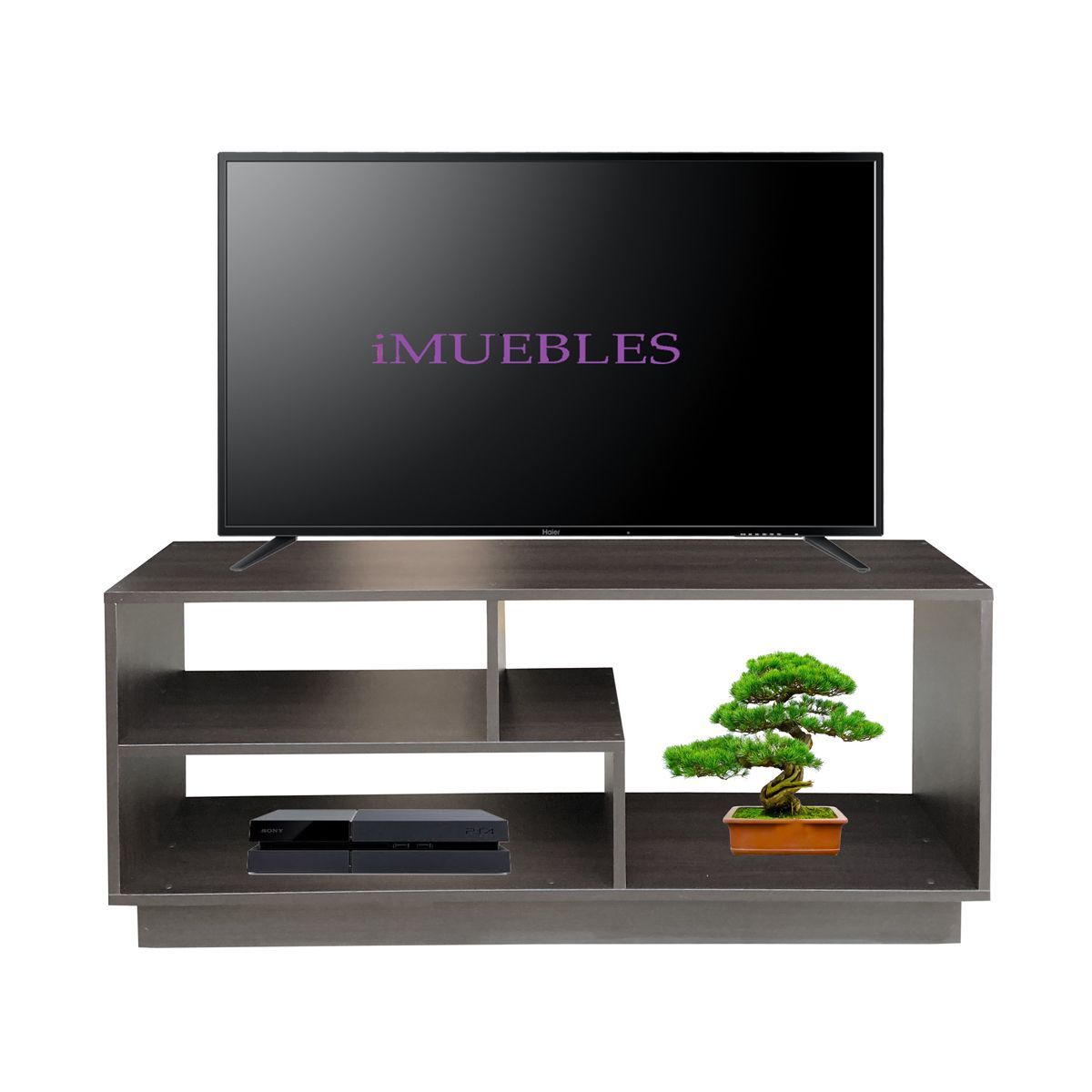 TEMEL - Mueble para TV 140 cm color Wengue - Rack TV – iMUEBLES