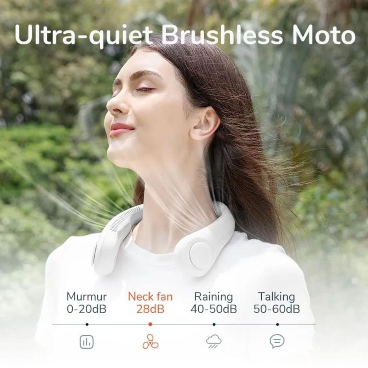 GENERICO - Ventilador para Cuello Portátil USB Verano Regalo Genieka