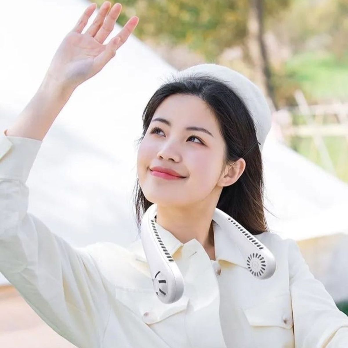 GENERICO - Ventilador para Cuello Portátil USB Verano Regalo Genieka