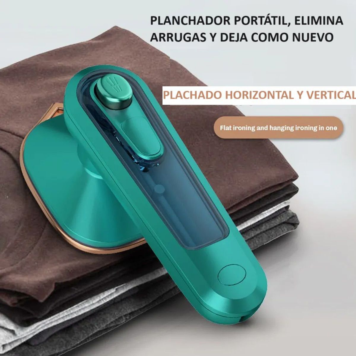 GENERICO - Plancha Vertical Portatil Hogar Viaje Estudiante Planchador Genieka