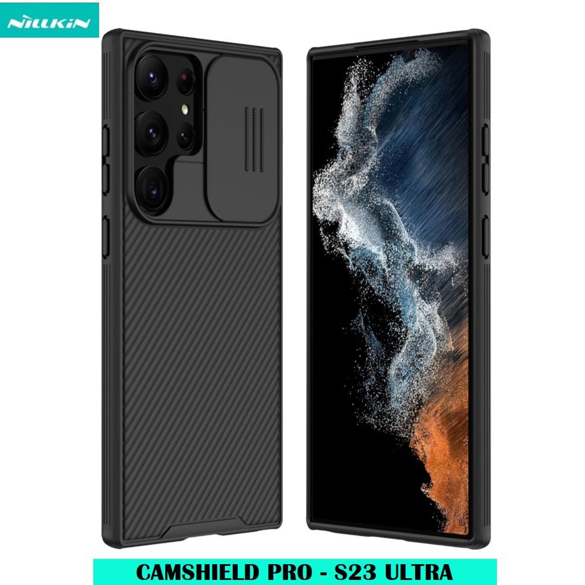 NILLKIN - Case Nillkin Camshield Black - Galaxy S23 Ultra