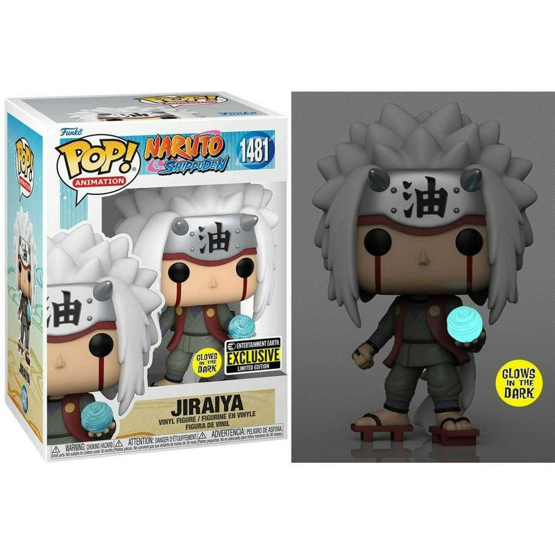 FUNKO - Funko Pop! Naruto Shippuden Jiraya GITD Exclusivo EE # 1481