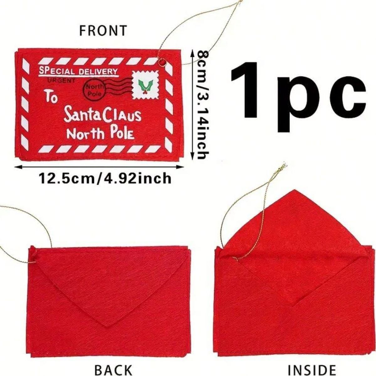 VATYERTY - 1 Sobre De Navidad Colgante De Árbol De Navidad