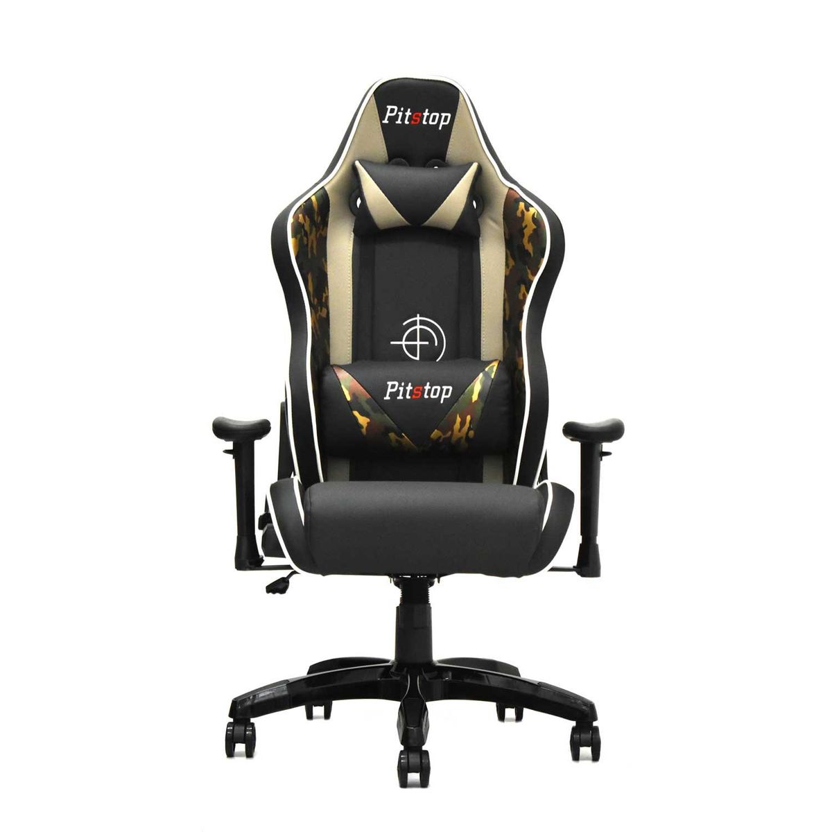 BONNO - Silla Gamer Jaguar Verde Militar Con Cabecero Bonno