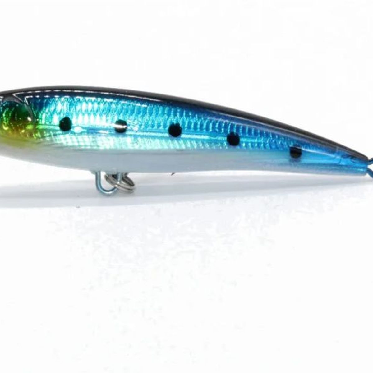 GENERICO - señuelo de pesca minnow blue black spark