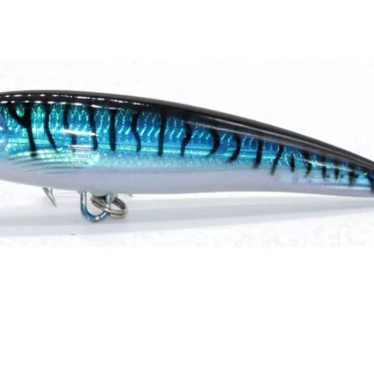 GENERICO - señuelo de pesca minnow blue stripe