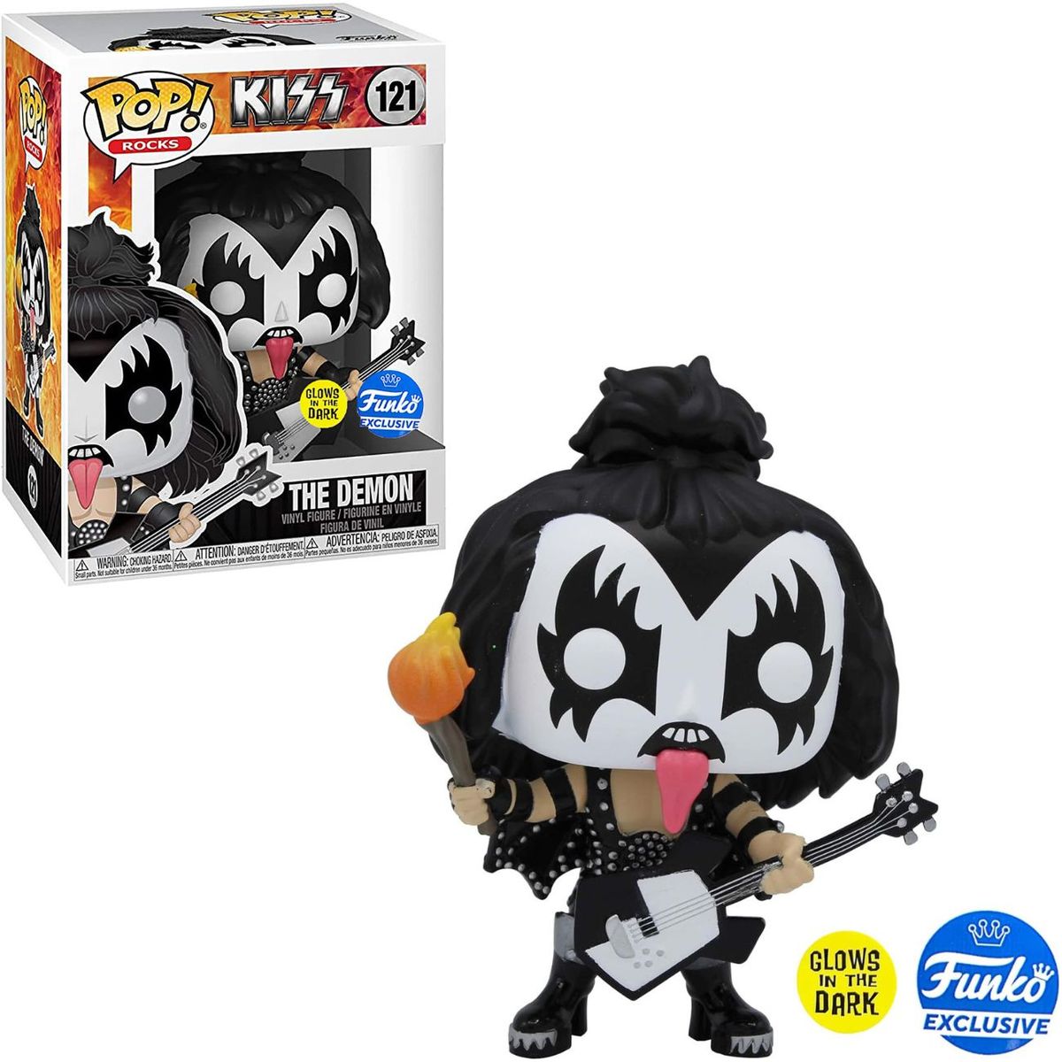 FUNKO - Funko Pop Kiss - The Demon Glow GITD - Exclusivo Funko